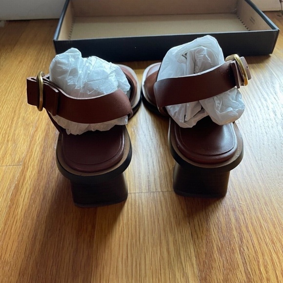 Heeled Sandals with Straps Massimo Dutti - Brown 7.5 (EU38) - Picture 6 of 10